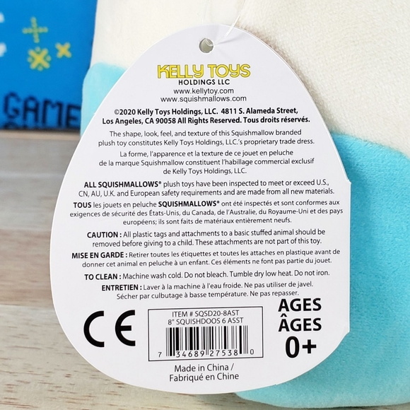 Squishmallow Cora the Cat 8" SquishDoo Ultrasoft Stuffed Animal Plush NWT - Picture 7 of 7